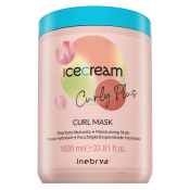 Inebrya Ice Cream Curly Plus Curl Mask posilující maska proti krepatění vlasů 1000 ml