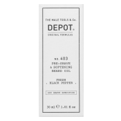 Depot олио No. 403 Pre-Shave & Softening Beard Oil Fresh Black Pepper 30 ml
