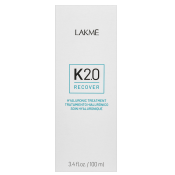 Lakmé K2.0 Recover Hyaluronic Treatment nega brez izpiranja za zelo poškodovane lase 100 ml