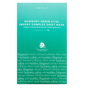Axis-Y Green Vital plátienková maska Energy Complex Sheet Mask 27 ml