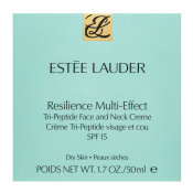 Estee Lauder Resilience Multi-Effect Tápláló krém Tri-Peptide Face and Neck Creme SPF15 Dry Skin 50 ml