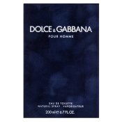Dolce & Gabbana Pour Homme Eau de Toilette für Herren 200 ml