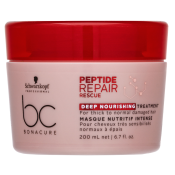 Schwarzkopf Professional BC Bonacure Peptide Repair Rescue Deep Nourishing Treatment maska do włosów zniszczonych 200 ml