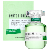 Benetton United Dreams Live Free Eau de Toilette für Damen 80 ml