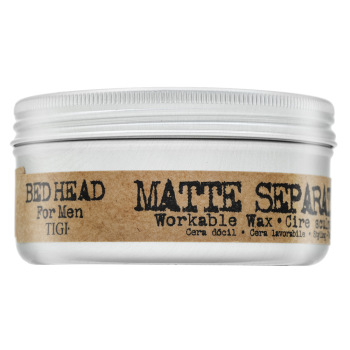 Tigi Bed Head B for Men Matte Separation Workable Wax hair shaping wax for middle fixation 85 ml