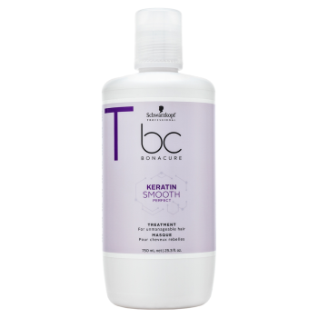 Schwarzkopf Professional BC Bonacure Keratin Smooth Perfect Treatment Bändigende Haarmaske für widerspenstiges Haar 750 ml