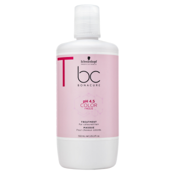 Schwarzkopf Professional BC Bonacure pH 4.5 Color Freeze Treatment maszk festett hajra 750 ml