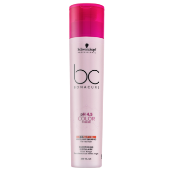 Schwarzkopf Professional BC Bonacure pH 4.5 Color Freeze Vibrant Red Micellar Shampoo sampon vakmerő piros árnyalatért 250 ml