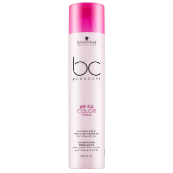 Schwarzkopf Professional BC Bonacure pH 4.5 Color Freeze Sulfate-Free Micellar Shampoo szulfátmentes sampon festett hajra 250 ml