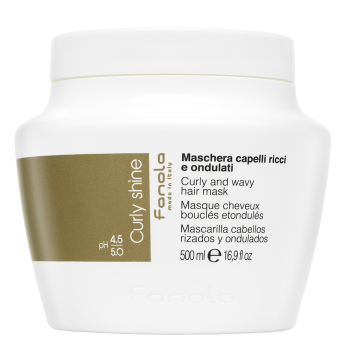 Fanola Curly Shine Mask tápláló maszk hullámos és göndör hajra 500 ml