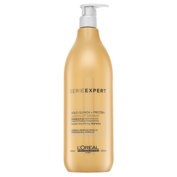 L´Oréal Professionnel Série Expert Absolut Repair Gold Quinoa + Protein Shampoo Pflegeshampoo für stark geschädigtes Haar 980 ml