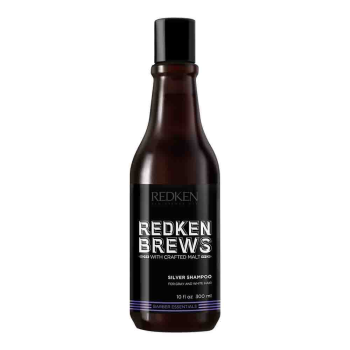 Redken Brews Silver Shampoo szampon wzmacniający do włosów siwych 300 ml