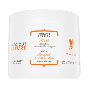 Alfaparf Milano Precious Nature Today's Special Mask Almond & Pistachio tápláló maszk festett hajra 500 ml