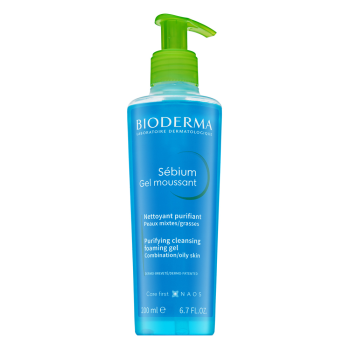 Bioderma Sébium gel de curățare Purifying Cleansing Foaming Gel Pump 200 ml