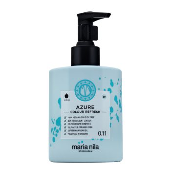 Maria Nila Colour Refresh voedend masker met kleurpigmenten voor het creëren van een blauw pastel effect Azzure 300 ml