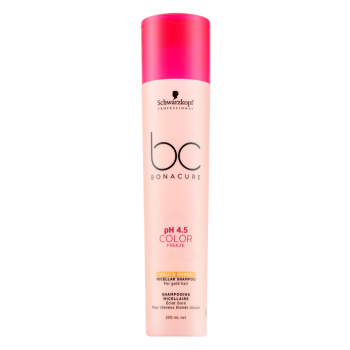 Schwarzkopf Professional BC Bonacure pH 4.5 Color Freeze Gold Shimmer Micellar Shampoo szampon dla ożywienia koloru ciepłych odcieni blondu 250 ml