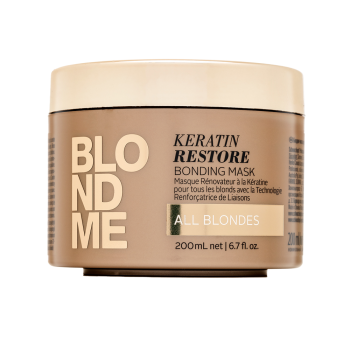 Schwarzkopf Professional BlondMe Keratin Restore Bonding Mask All Blondes tápláló maszk szőke hajra 200 ml