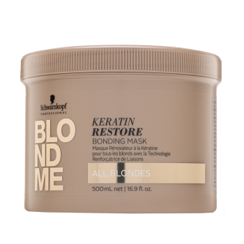 Schwarzkopf Professional BlondMe Keratin Restore Bonding Mask All Blondes voedend masker voor blond haar 500 ml