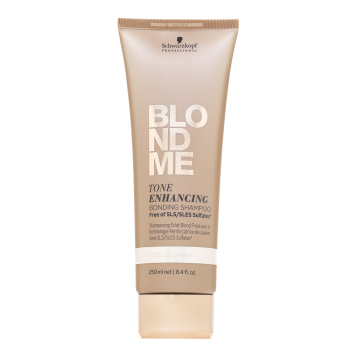 Schwarzkopf Professional BlondMe Tone Enhancing Bonding Shampoo Cool Blondes szampon wzmacniający dla ożywienia koloru zimnych odcieni blondu 250 ml