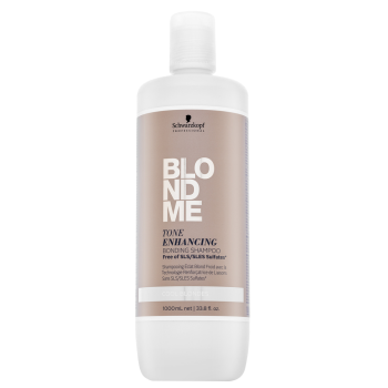Schwarzkopf Professional BlondMe Tone Enhancing Bonding Shampoo Cool Blondes posilujúci šampón pre oživenie farby studených blond odtieňov 1000 ml