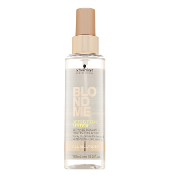Schwarzkopf Professional BlondMe Detoxifying System Bi-Phase Bonding & Protecting Spray odżywcza pielęgnacja w sprayu do włosów blond 150 ml