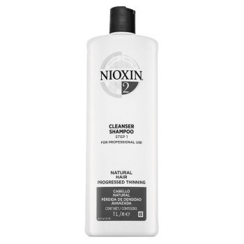 Nioxin System 2 Cleanser Shampoo reinigende shampoo voor normaal tot fijn haar 1000 ml