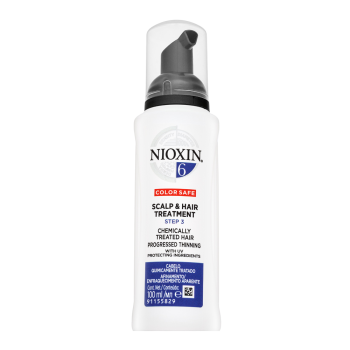 Nioxin System 6 Scalp & Hair Treatment tápláló leave-in krém festett, vegyileg kezelt és szőkített hajra 100 ml