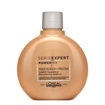 L´Oréal Professionnel Série Expert Powermix Repair Gold Quinoa + Protein Resurfacing Additive koncentrált regeneráló ápolás száraz és sérült hajra 150 ml