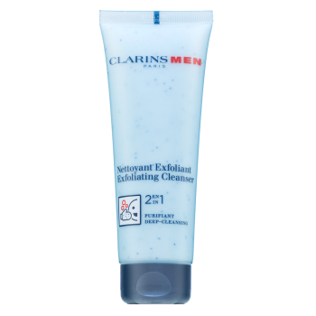 Clarins Men Exfoliating Cleanser maschera detergente e peeling 2in1 125 ml
