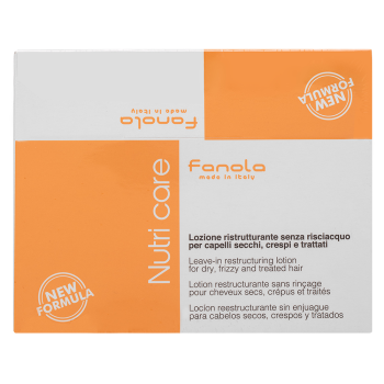 Fanola Nutri Care Leave-in Restructuring Lotion pielęgnacja bez spłukiwania do włosów suchych i zniszczonych 12 x 10 ml