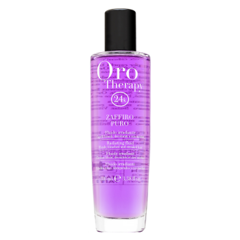 Fanola Oro Therapy Zaffiro Puro Radiating Fluid pielęgnacja bez spłukiwania nabłyszczający 100 ml
