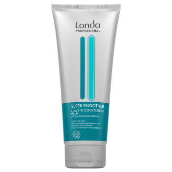 Londa Professional Sleek Smoother Leave-In Conditioning Balm öblítés nélküli kondicionáló rakoncátlan és sérült hajra 200 ml