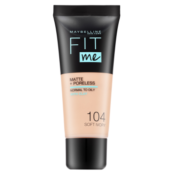 Maybelline Fit Me! Foundation Matte + Poreless podkład w płynie z formułą matującą 104 Soft Ivory 30 ml