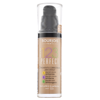 Bourjois 123 Perfect Foundation vloeibare make-up tegen huidonzuiverheden 55 Dark Beige 30 ml