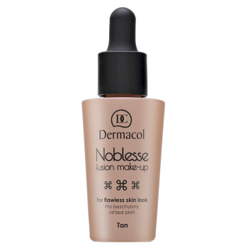 Dermacol Noblesse Fusion Make-Up fond de ten lichid pentru o piele luminoasă și uniformă 04 Tan 25 ml