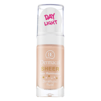 Dermacol Sheer Face Illuminator fluid pentru infrumusetare pentru o piele luminoasă și uniformă Day Light 15 ml