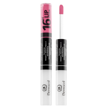 Dermacol 16H Lip Colour dlhotrvajúca dvojfázová farba a lesk na pery No. 27 7,1 ml