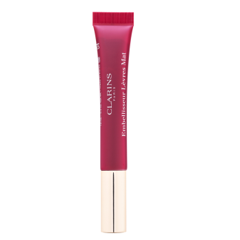 Clarins Velvet Lip Perfector sijaj za ustnice z vlažilnim učinkom 03 Velvet Red 12 ml