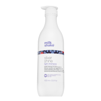 Milk_Shake Silver Shine Light Shampoo beschermingsshampoo voor platinablond en grijs haar 1000 ml