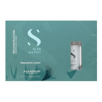 Alfaparf Milano Semi Di Lino Reconstruction Reparative Lotion wzmacniająca pielęgnacja do włosów suchych i zniszczonych 6 x 13 ml
