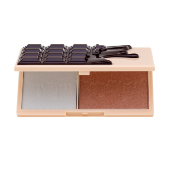I Heart Revolution Mini Chocolate Highlighter Palette multifunkční paleta pro sjednocenou a rozjasněnou pleť Fondue 11 g