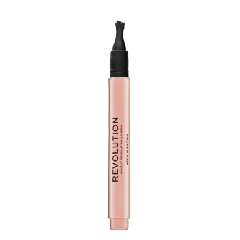 Makeup Revolution Fast Brow Clickable Pomade Pen tužka na obočí Medium Brown 1 ml