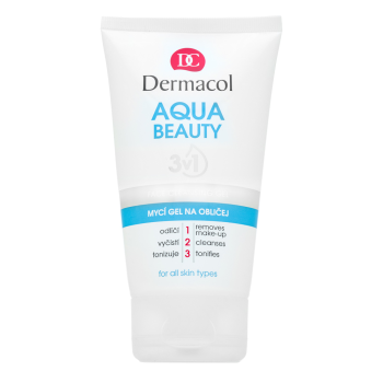 Dermacol Aqua Beauty 3in1 Face Cleansing Gel čistící gel na obličej 150 ml