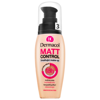 Dermacol Matt Control Make-Up vloeibare make-up met matterend effect N. 3.0 30 ml