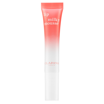 Clarins Lip Milky Mousse negovalni balzam za ustnice z vlažilnim učinkom 01 Milky Strawberry 10 ml