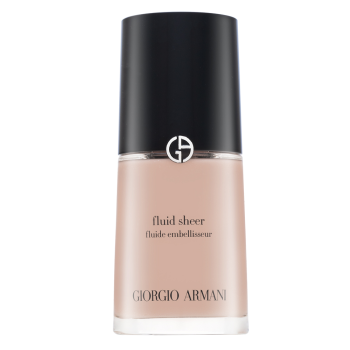 Armani (Giorgio Armani) Fluid Sheer emulsii tonice și hidratante pentru o piele luminoasă și uniformă 2 Shimmering Beige 30 ml