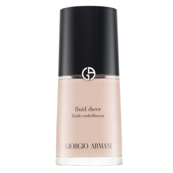 Armani (Giorgio Armani) Fluid Sheer emulsii tonice și hidratante pentru o piele luminoasă și uniformă 7 Shimmering Rose 30 ml