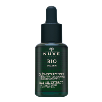 Nuxe Bio Organic Rice Oil Extract Ultimate Night Recovery Oil intenzív éjszakai szérum az arcbőr megújulásához 30 ml