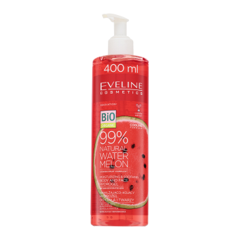 Eveline 99% Natural Watermelon Moisturizing & Soothing Hydrogel moisturizing emulsion to soothe the skin 400 ml