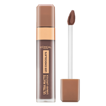 L´Oréal Paris Les Chocolats Ultra Matte Liquid Lipstick tekoča šminka za mat učinek 858 Oh My Choc 7,6 ml